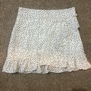 White Polka-Dot Skirt